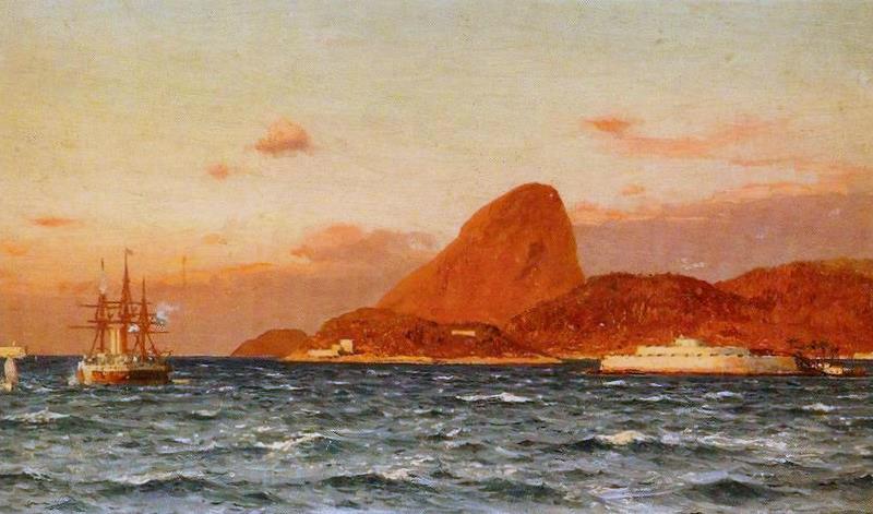 Eduardo de Martino View of Rio de Janeiro Norge oil painting art